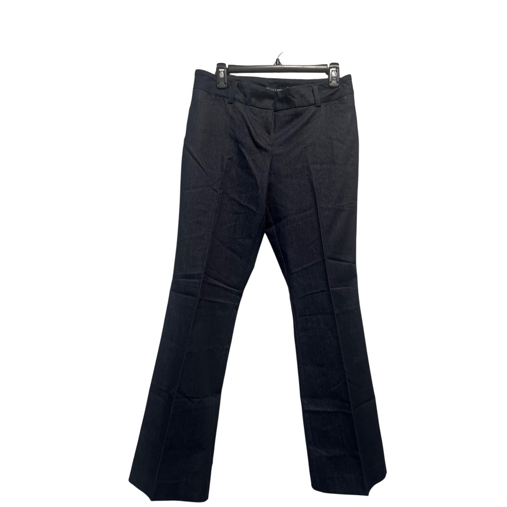 New York & Company Pants Blue 7th Avenue Denim Look Dress Trousers 6P Bootcut